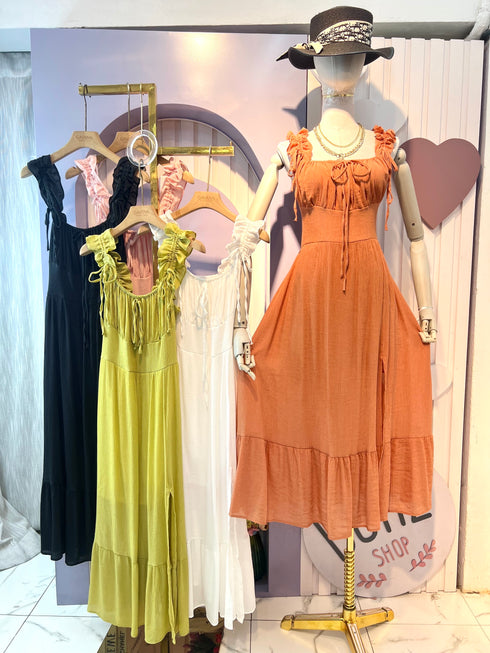 Spring Sleeveless Casual Long Dresses